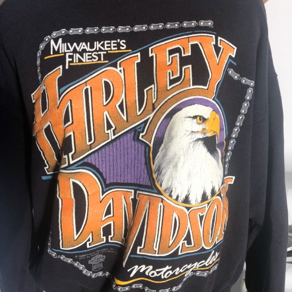 Vintage 1989 Harley-Davidson Sweatshirt - Picture 2 of 3